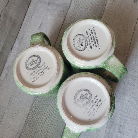 Set Of 3 The Cellar Handcrafted Snowman Mugs 14 oz - Picture 3 of 7